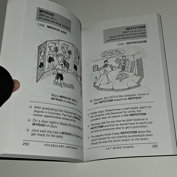 Vocabulary Cartoons SAT Word Power Paperback Book Study Revised Memory Technique - Picture 10 of 10